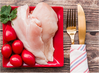 Pechuga de pollo fresca